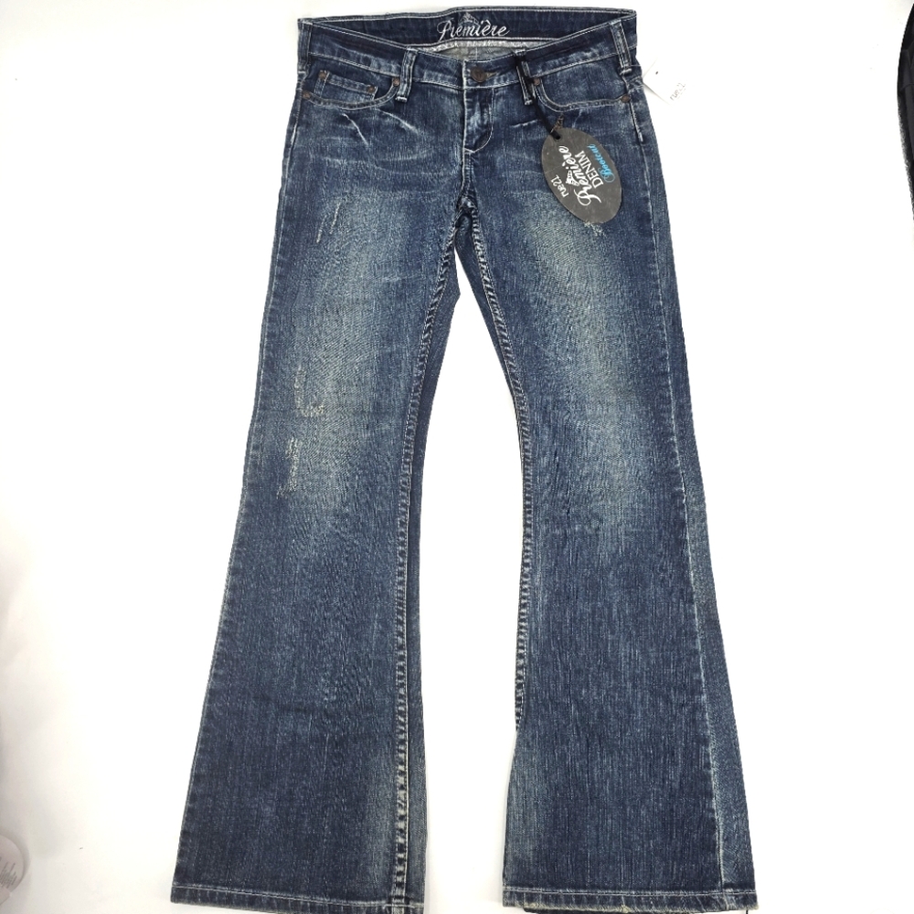 Vintage Rue 21 Premiere Denim Bootcut Jeans Size 7/8 Short NWT